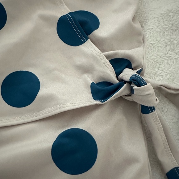 Imagine Perry Polka Dot Wrap Swimsuit - Picture 6 of 10